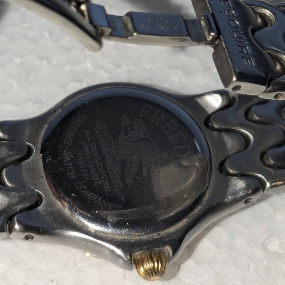 ESQUIRE Freedom Two Tone Date Women's Wristwatch - Picture 8 of 8